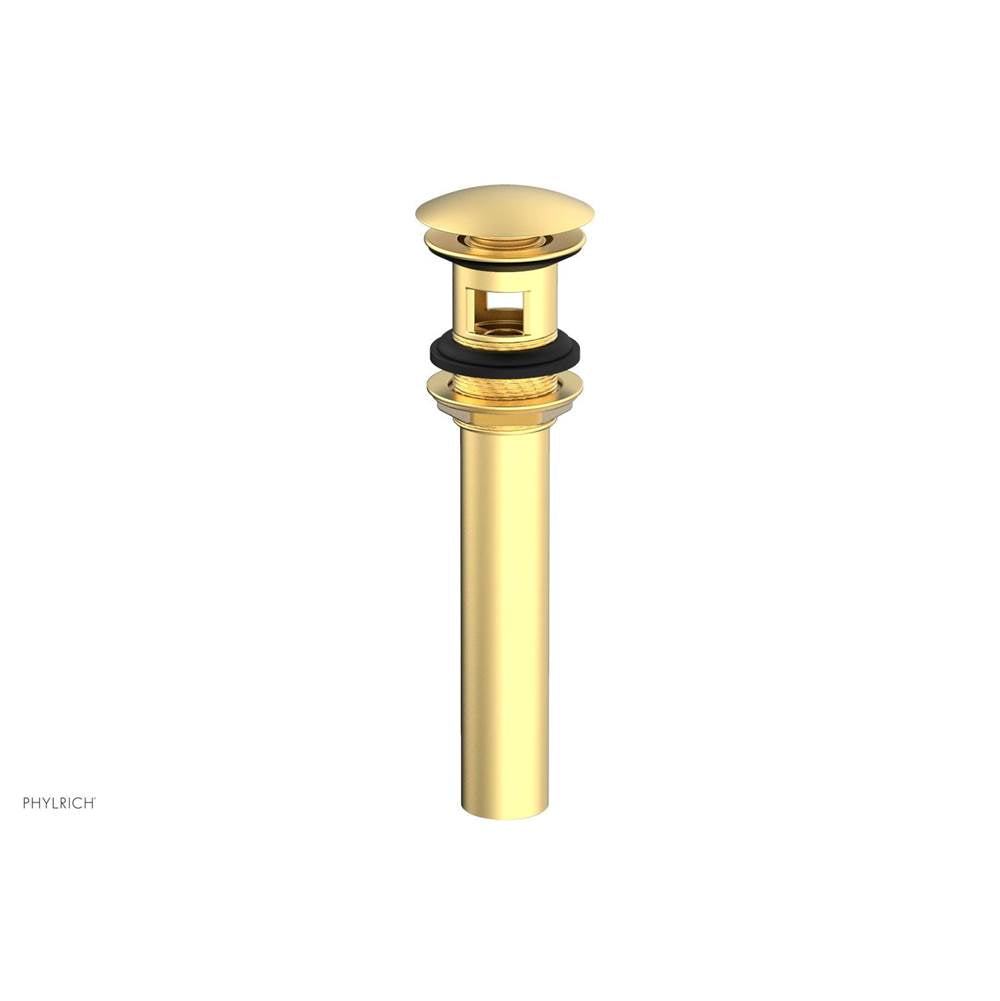 Phylrich - Push To Close Drain - Burnished Gold