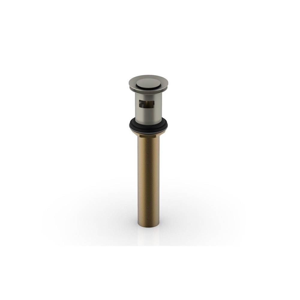 Phylrich - Push To Close Drain W Overflow - Burnished Nickel