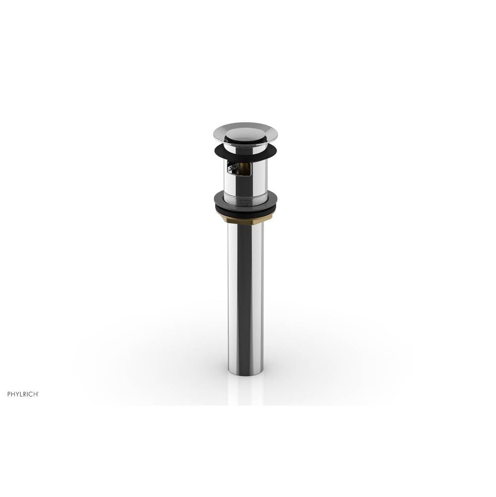Phylrich - Push To Close Drain W Overflow - Polished Chrome