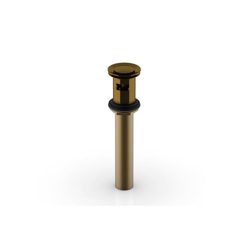 Phylrich - Push To Close Drain W Overflow - French Brass
