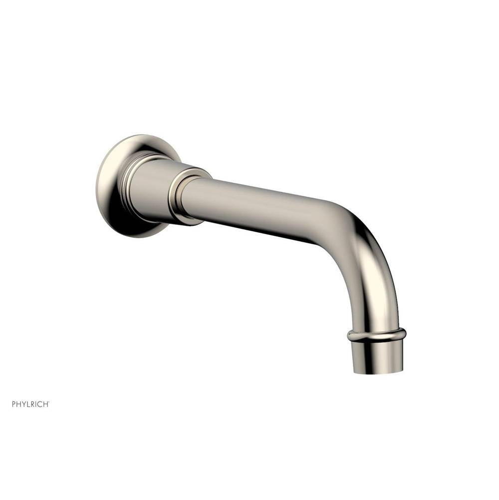 Phylrich - HEX Modern Wall Tub Spout - Polished Nickel