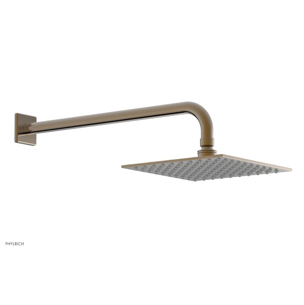 Phylrich - 8'' Square Shower Head - Antique Brass