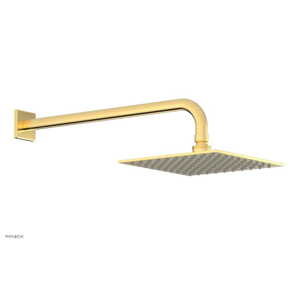 Phylrich - 8'' Square Shower Head - Satin Gold