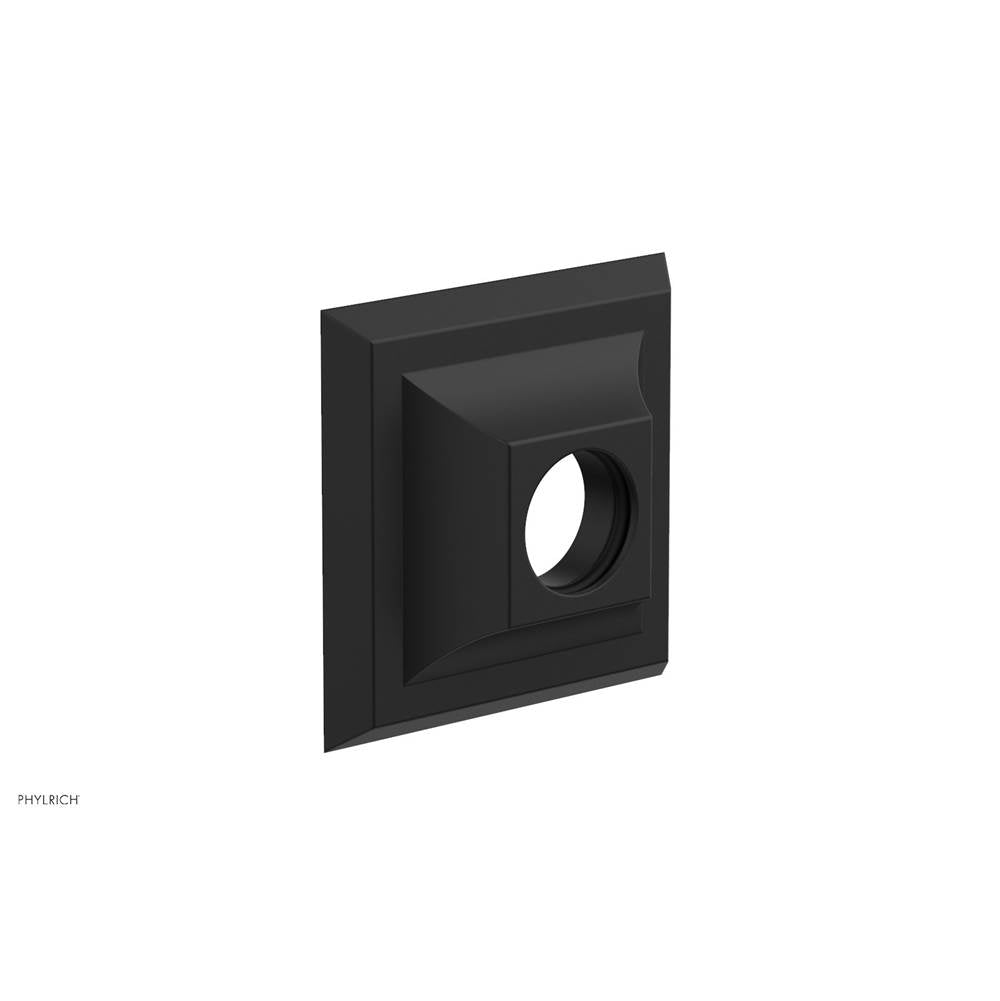 Phylrich - Contemporary Square Flange - Matte Black