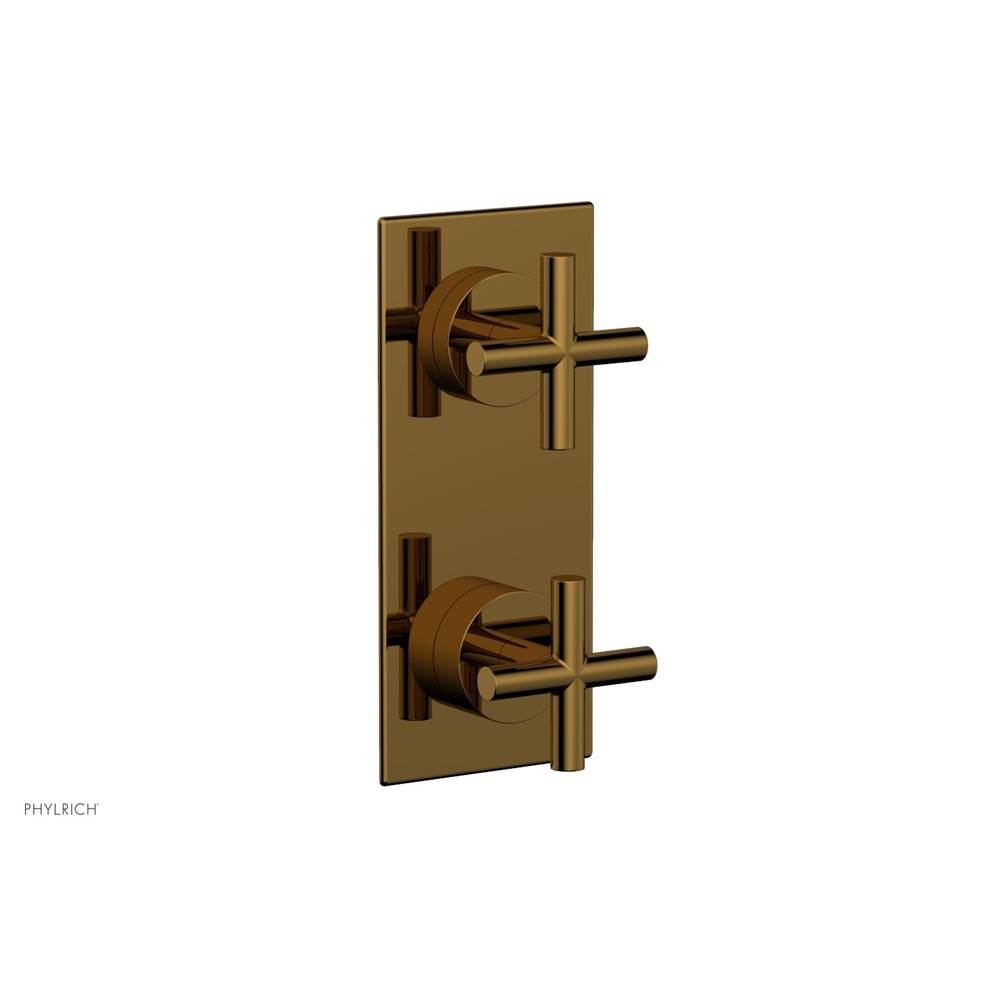 Phylrich - 2 Cross Handle Trim Kit (Ts & Bp) - French Brass
