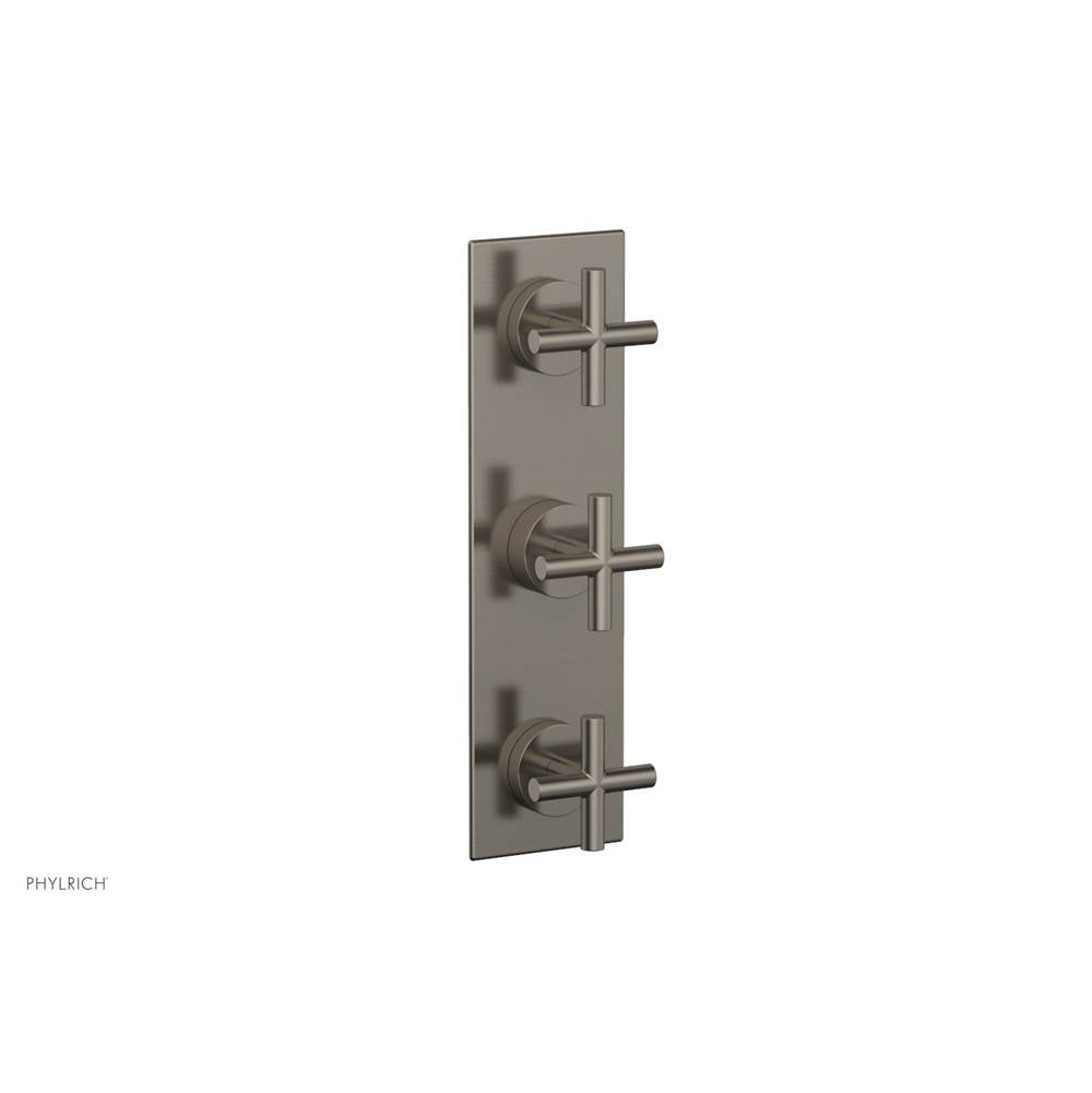 Phylrich - 3 Cross Handle Trim Kit (Ts & Bp) - Pewter