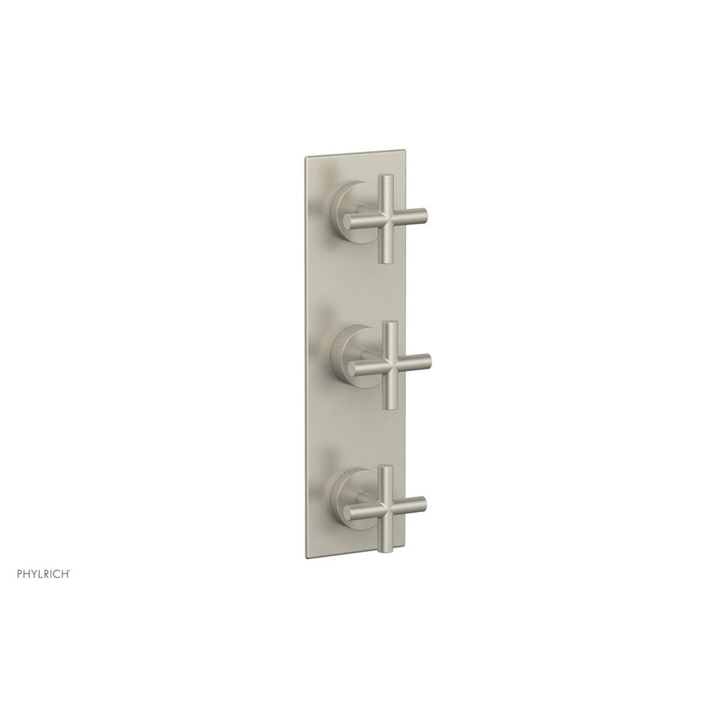 Phylrich - 3 Cross Handle Trim Kit (Ts & Bp) - Burnished Nickel