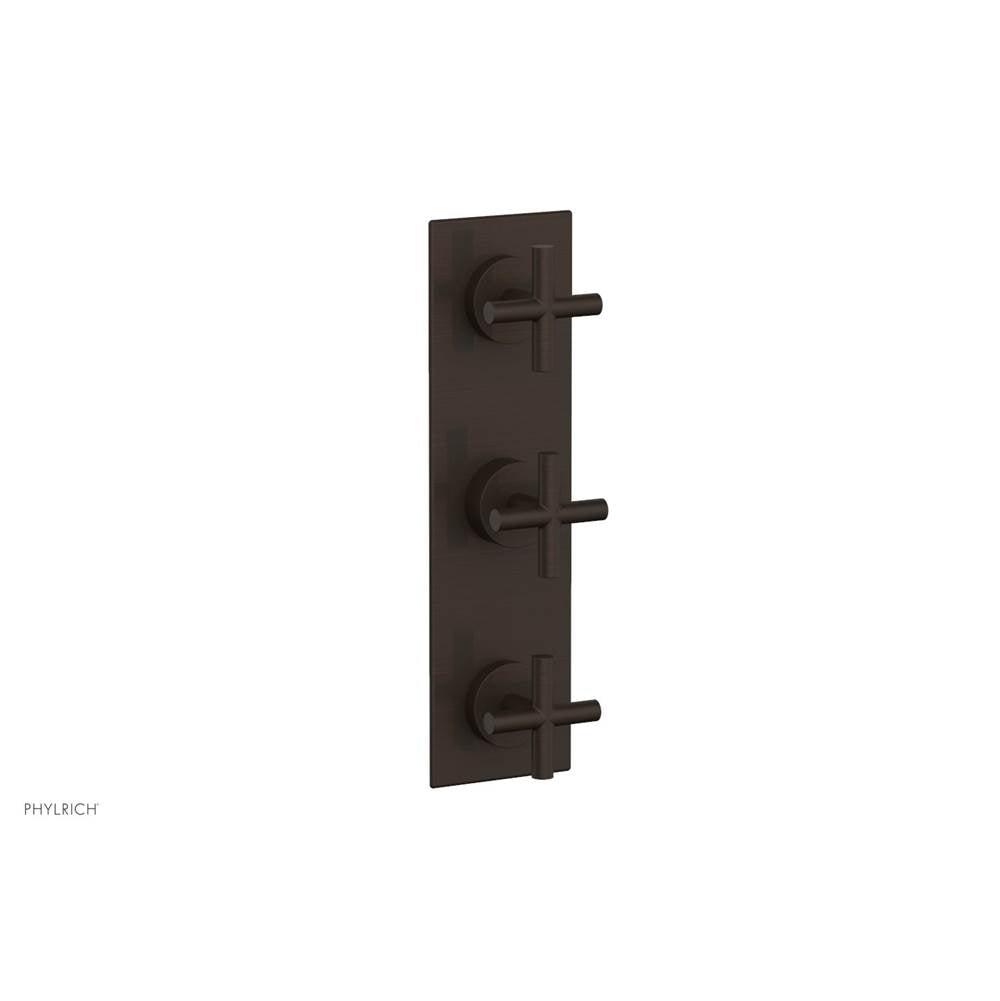 Phylrich - 3 Cross Handle Trim Kit (Ts & Bp) - Antique Bronze