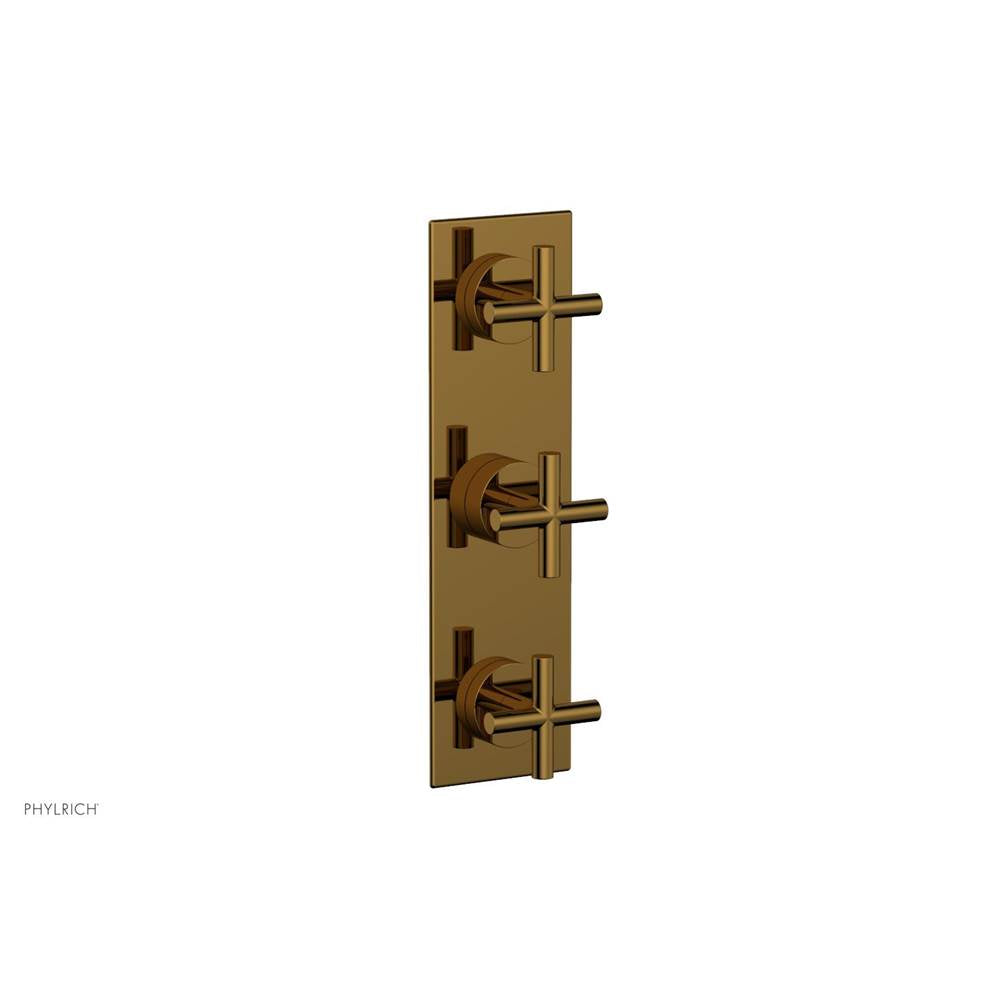 Phylrich - 3 Cross Handle Trim Kit (Ts & Bp) - French Brass
