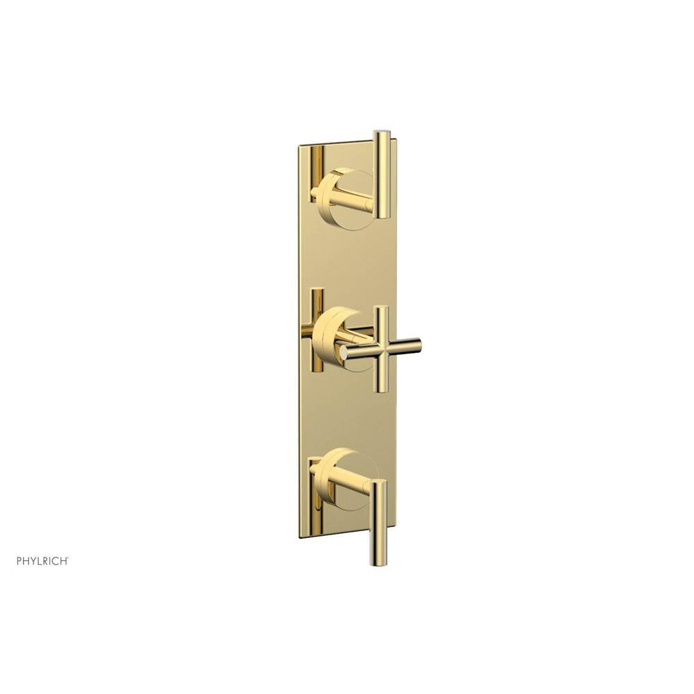 Phylrich - 3 Lever Handle Trim Kit (Ts & Bp) - Polished Brass Uncoated