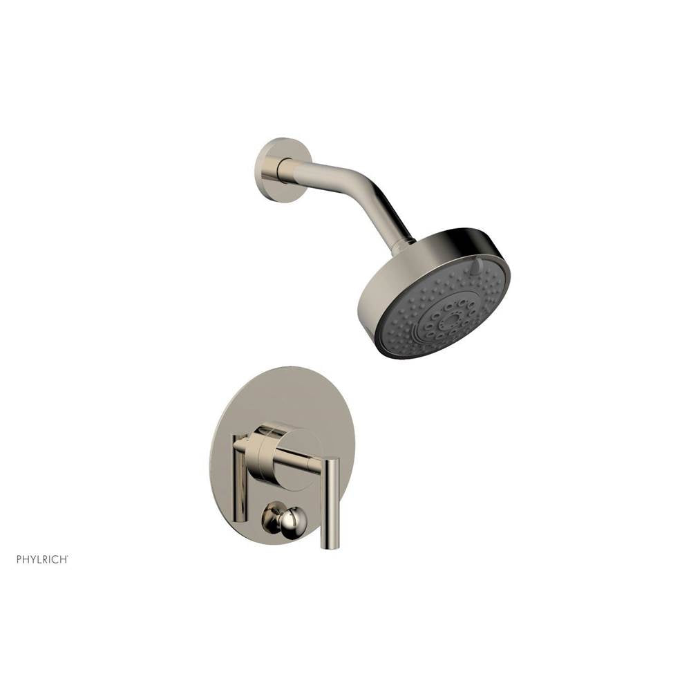 Phylrich - Pb Shower And Div Set Lever Handle Less Spt - Matte Black