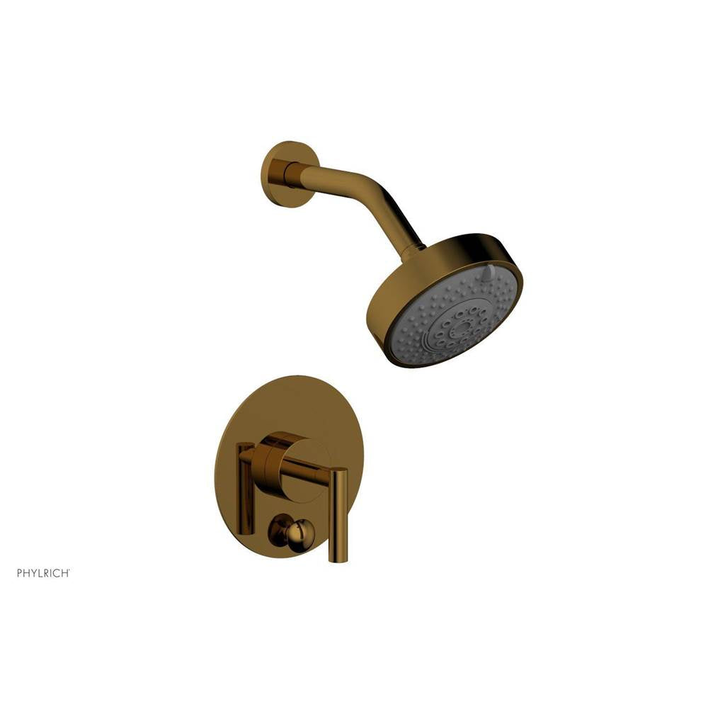 Phylrich - Pb Shower And Div Set Lever Handle Less Spt - Polished Gold