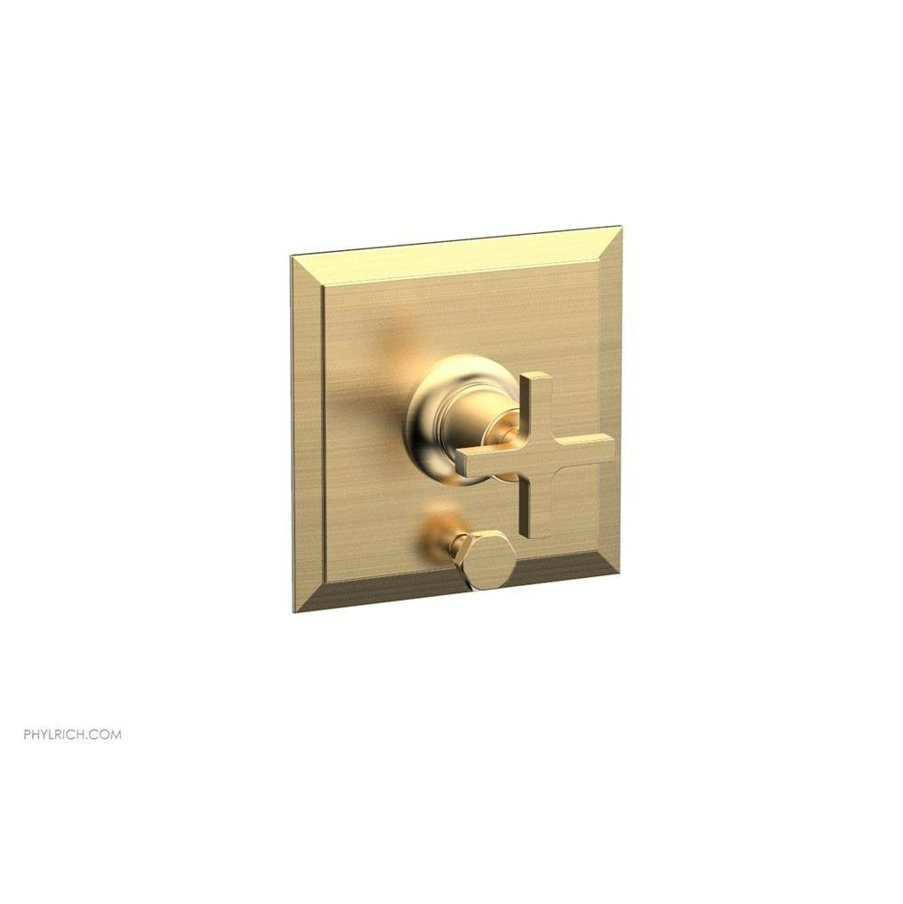 Phylrich - Pb Plate & Div To Cr Hdl - Satin Brass