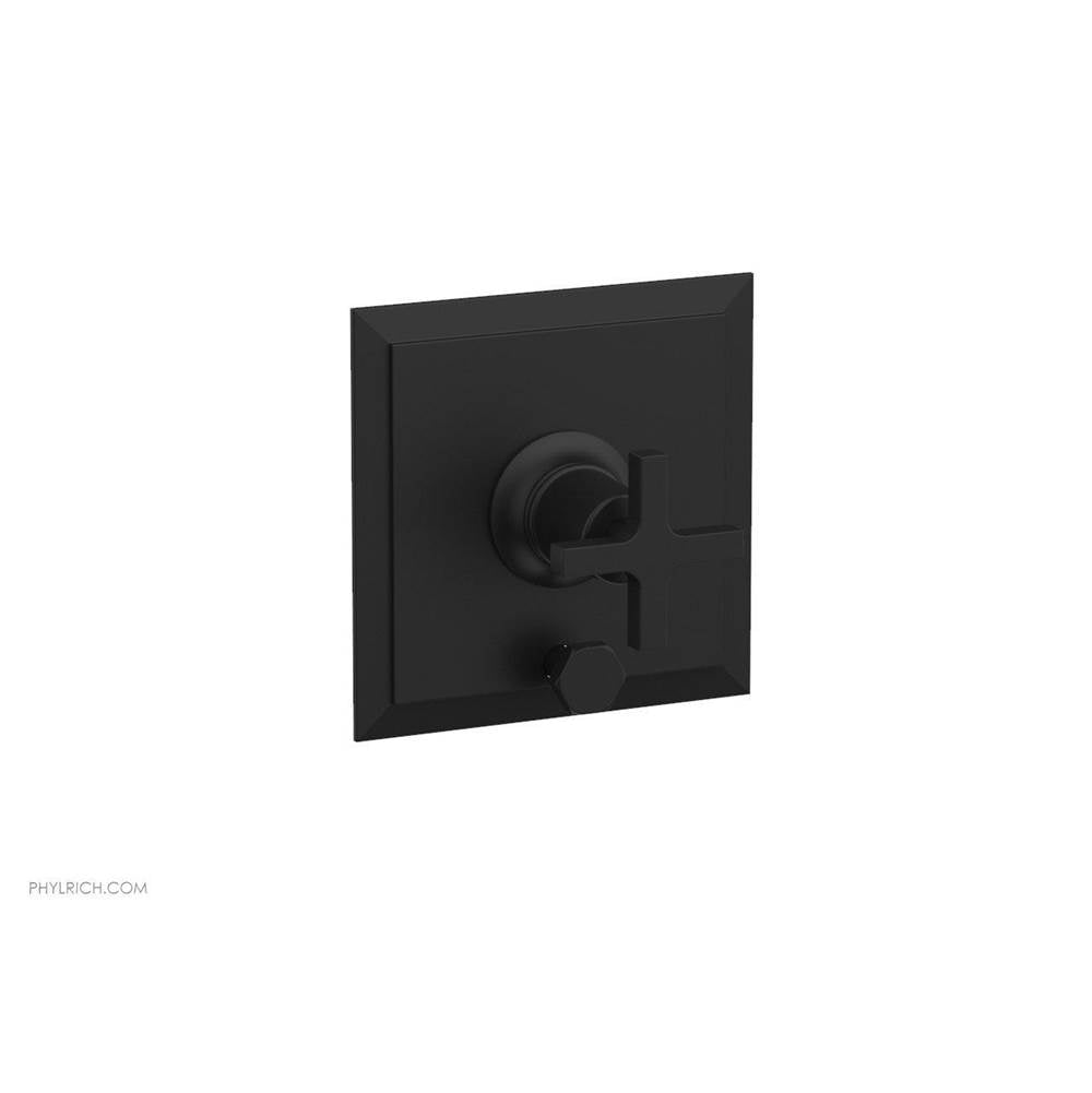 Phylrich - Pb Plate & Div To Cr Hdl - Matte Black