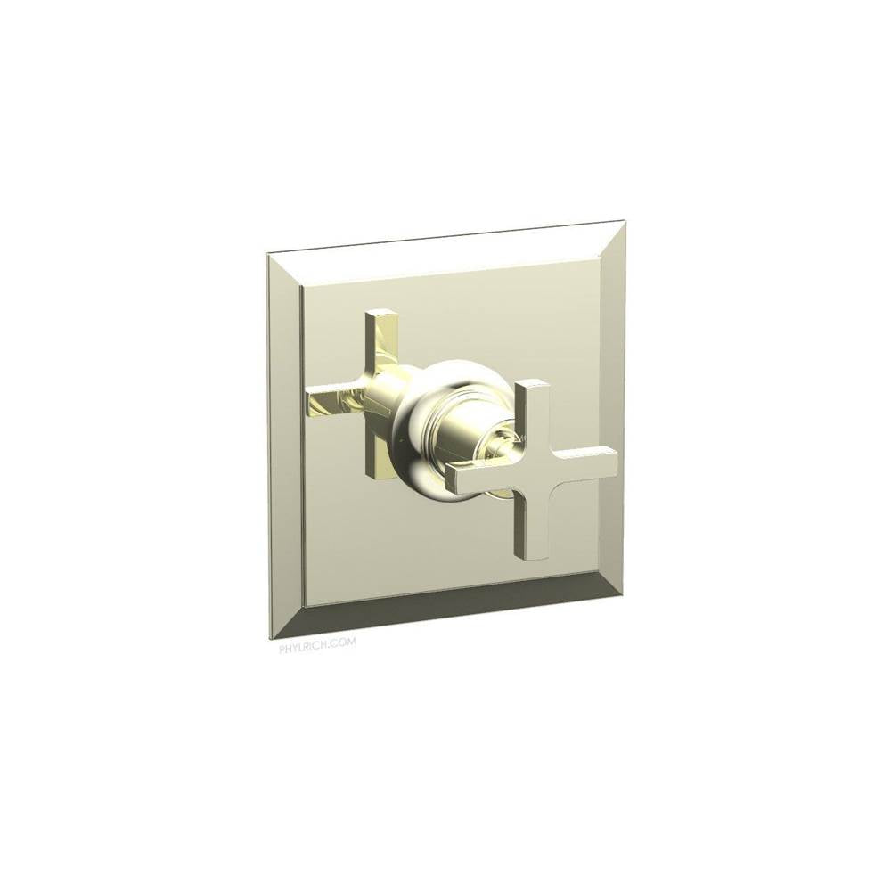 Phylrich - Pb Shwr To, Cross Hdl - Burnished Nickel