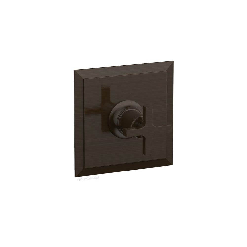 Phylrich - Pb Shwr To, Cross Hdl - Antique Bronze