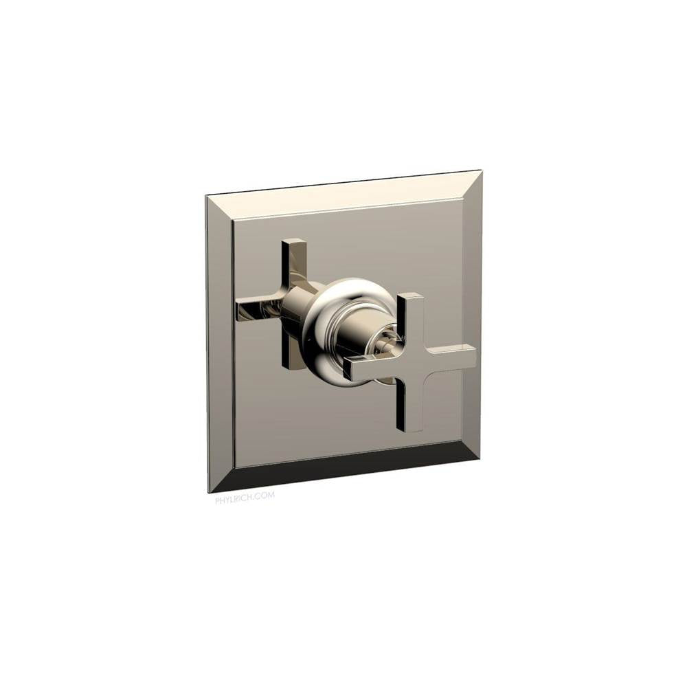 Phylrich - Pb Shwr To, Cross Hdl - Polished Nickel