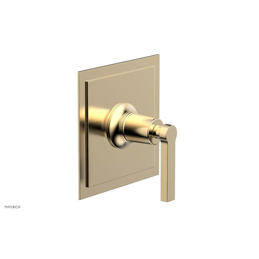 Phylrich - Shower Plate and Handle Trim - Satin Brass