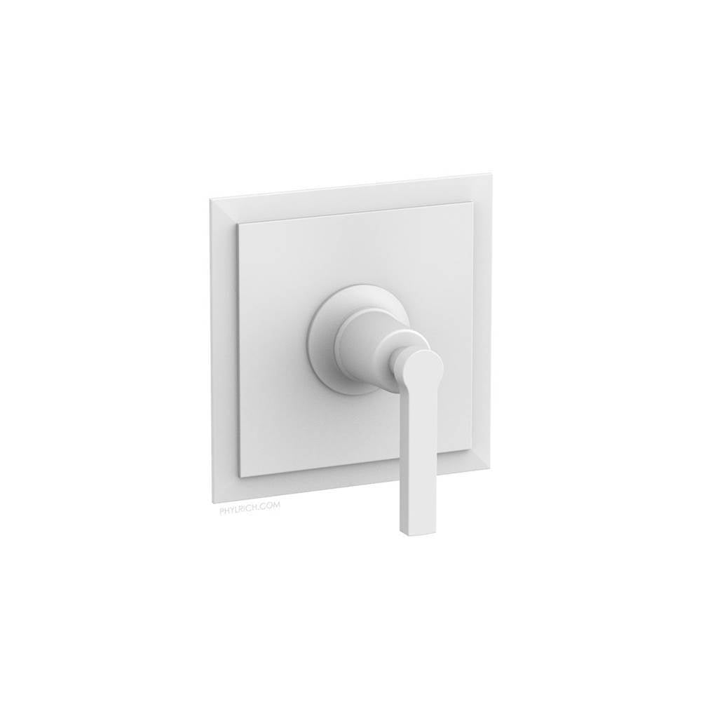 Phylrich - Shower Plate and Handle Trim - Satin White