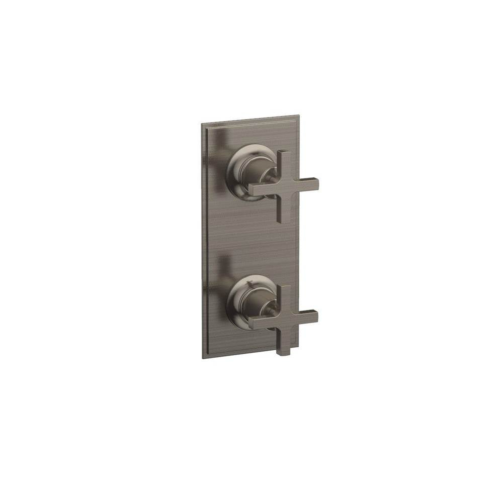 Phylrich - Mini Therm, 2 Cross Hdl - Pewter
