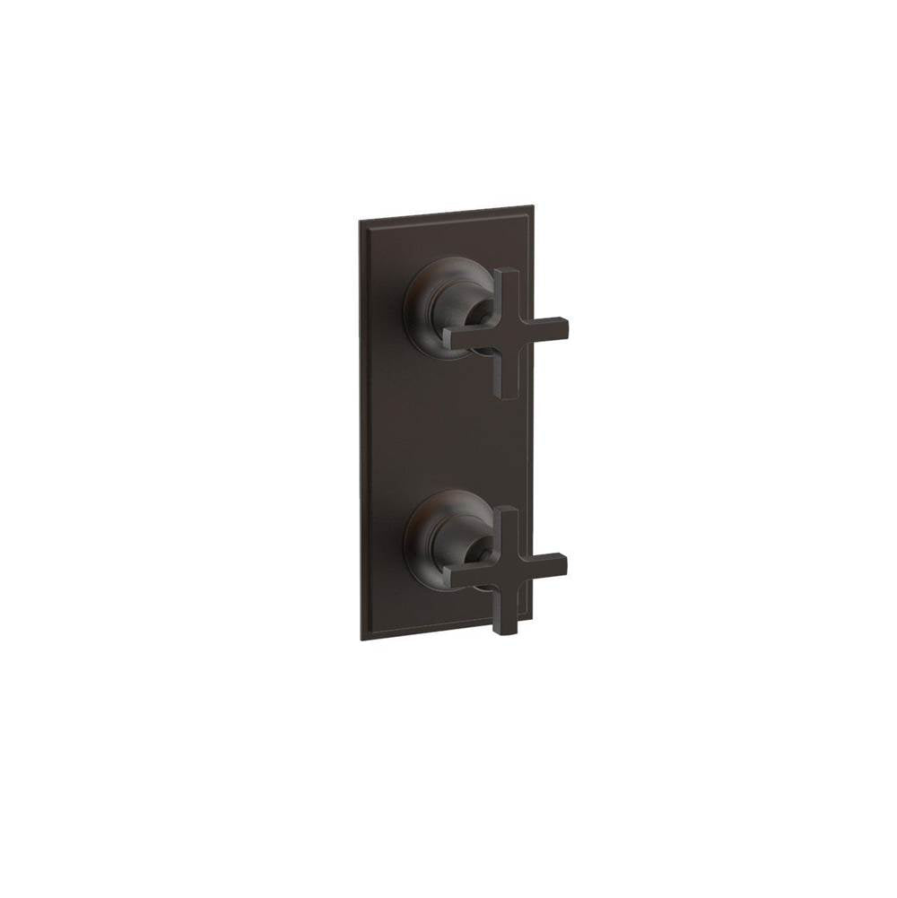 Phylrich - Mini Therm, 2 Cross Hdl - Oil Rubbed Bronze