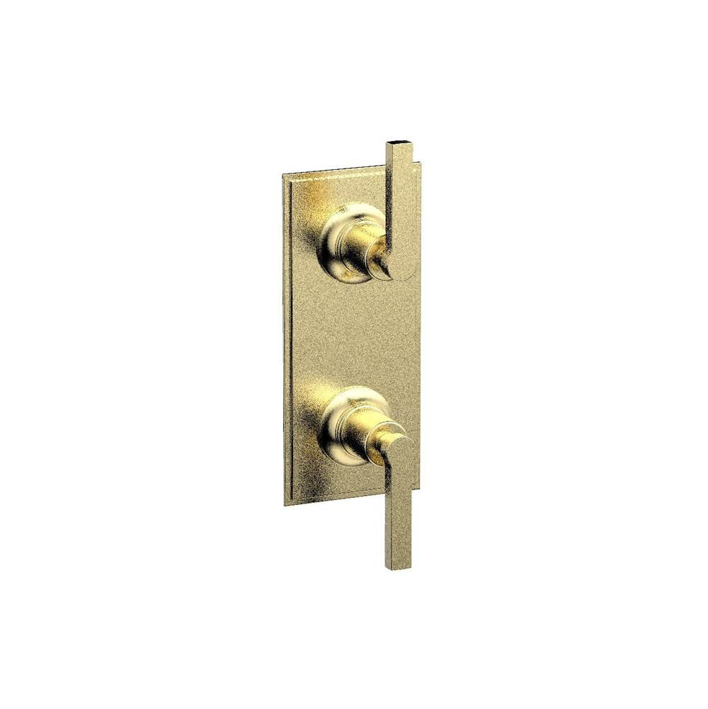 Phylrich - Mini Therm, 2 Lever Hdl - Polished Brass Uncoated