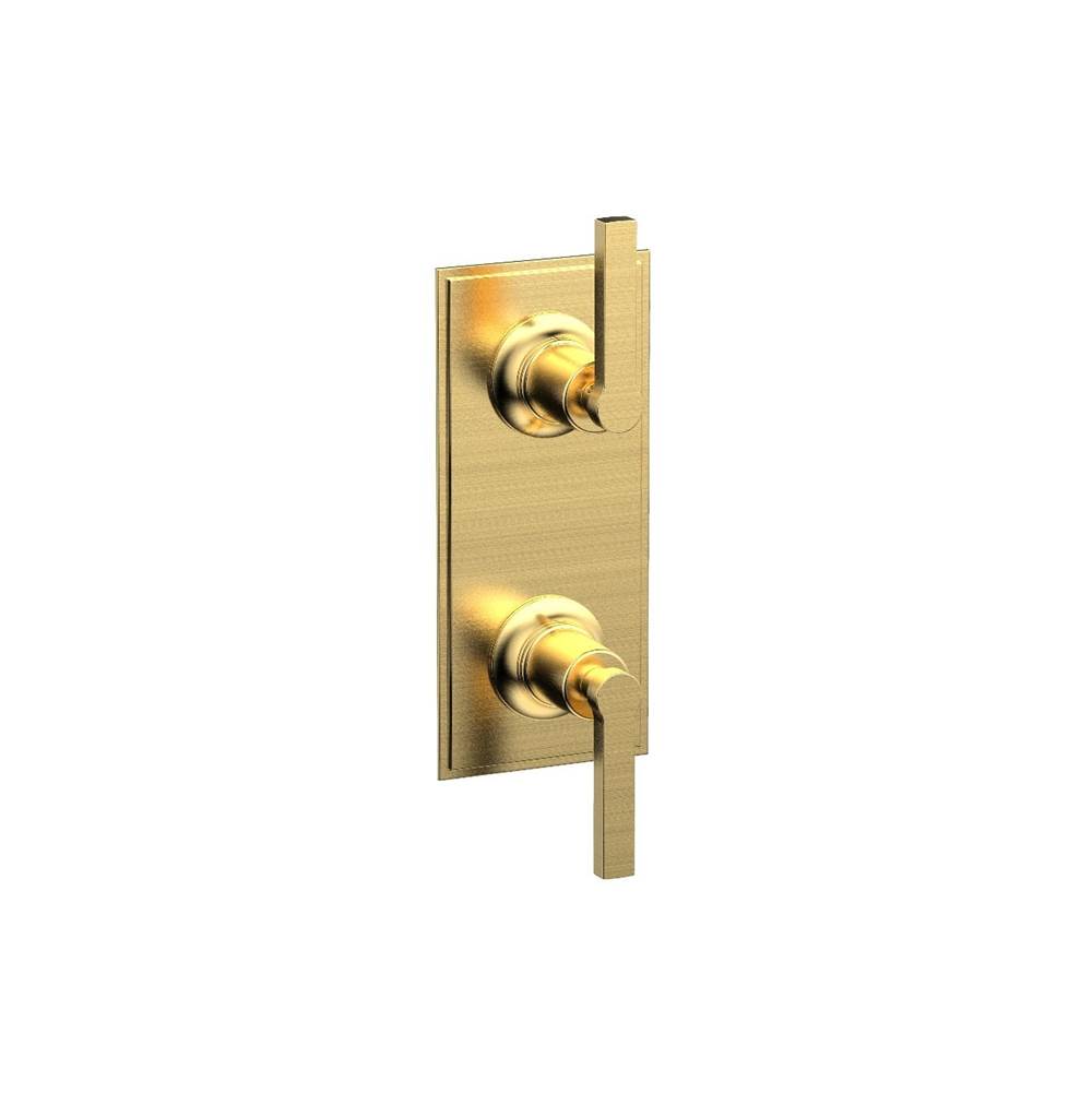 Phylrich - Mini Therm, 2 Lever Hdl - Satin Gold