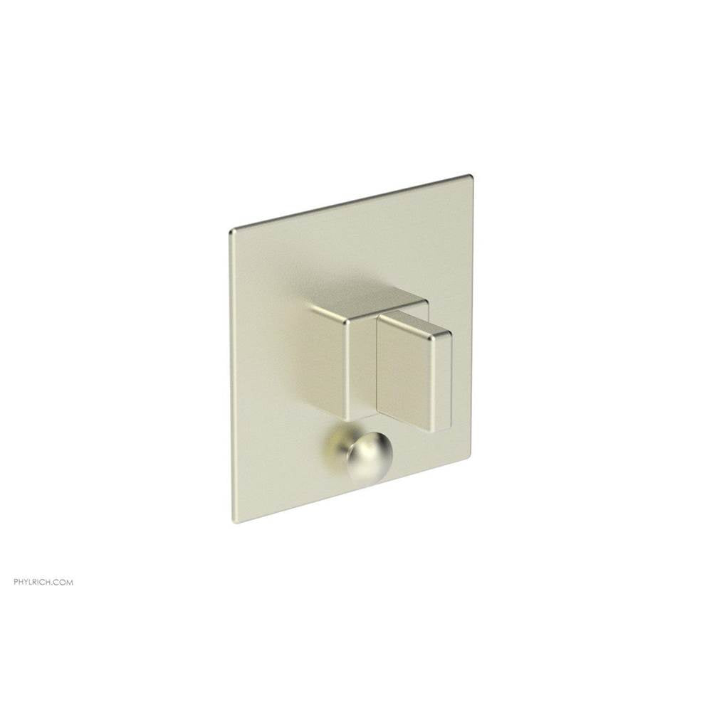 Phylrich - MIX Pressure Balance Shower Plate with Diverter and Handle Trim Set - Blade Handle 4-107 - French Brass