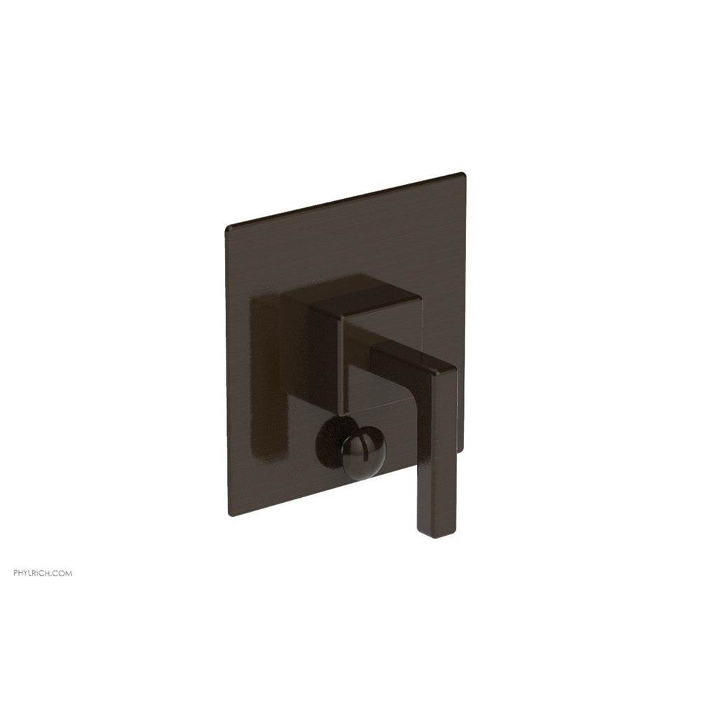 Phylrich - MIX Pressure Balance Shower Plate with Diverter and Handle Trim Set - Lever Handle 4-108 - Antique Bronze