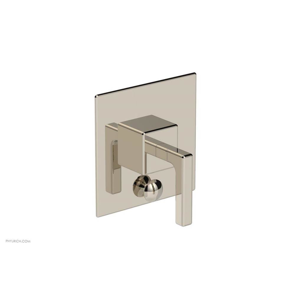 Phylrich - MIX Pressure Balance Shower Plate with Diverter and Handle Trim Set - Lever Handle 4-108 - Polished Chrome