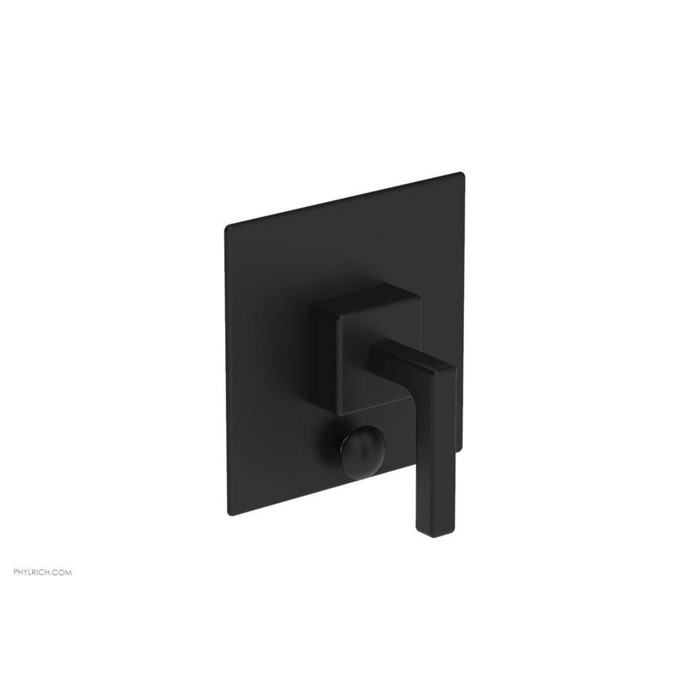 Phylrich - MIX Pressure Balance Shower Plate with Diverter and Handle Trim Set - Lever Handle 4-108 - Satin Brass