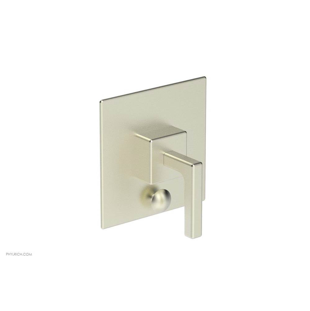 Phylrich - MIX Pressure Balance Shower Plate with Diverter and Handle Trim Set - Lever Handle 4-108 - Polished Brass