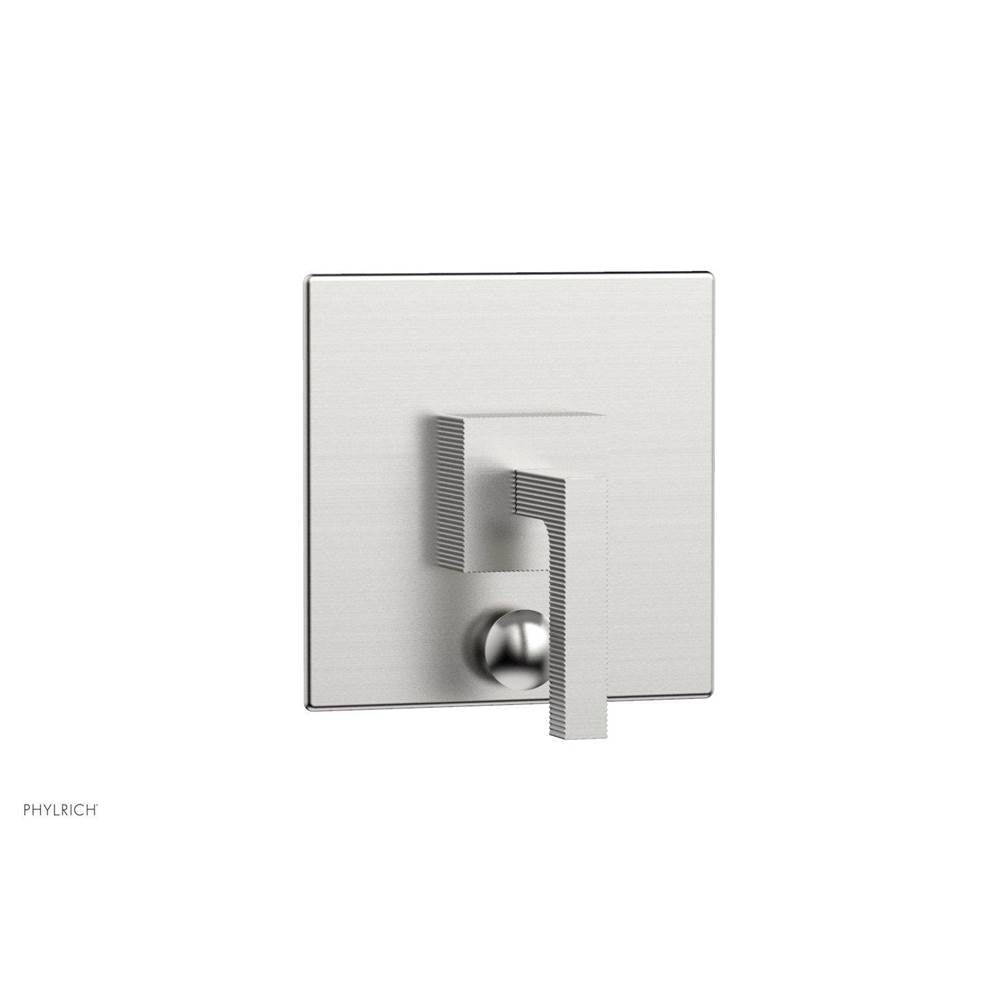 Phylrich - STRIA Pressure Balance Shower Plate with Diverter and Handle Trim Set 4-120 - Satin chrome