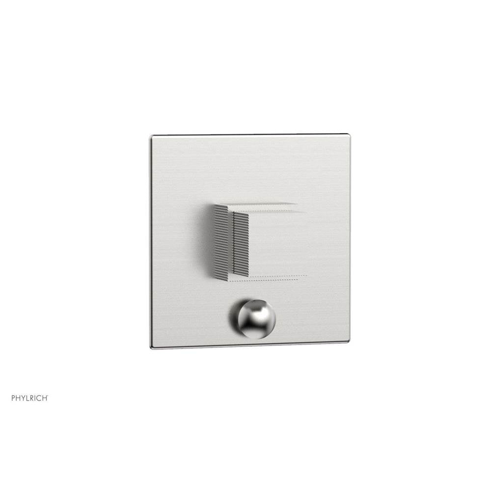 Phylrich - STRIA Pressure Balance Shower Plate with Diverter and Handle Trim Set 4-121 - Satin chrome