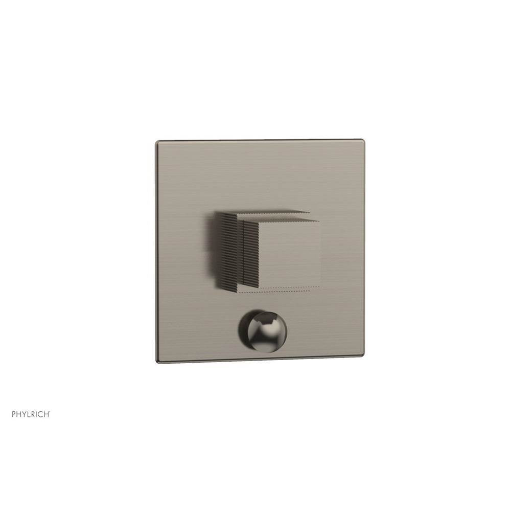 Phylrich - STRIA Pressure Balance Shower Plate with Diverter and Handle Trim Set 4-121 - Pewter