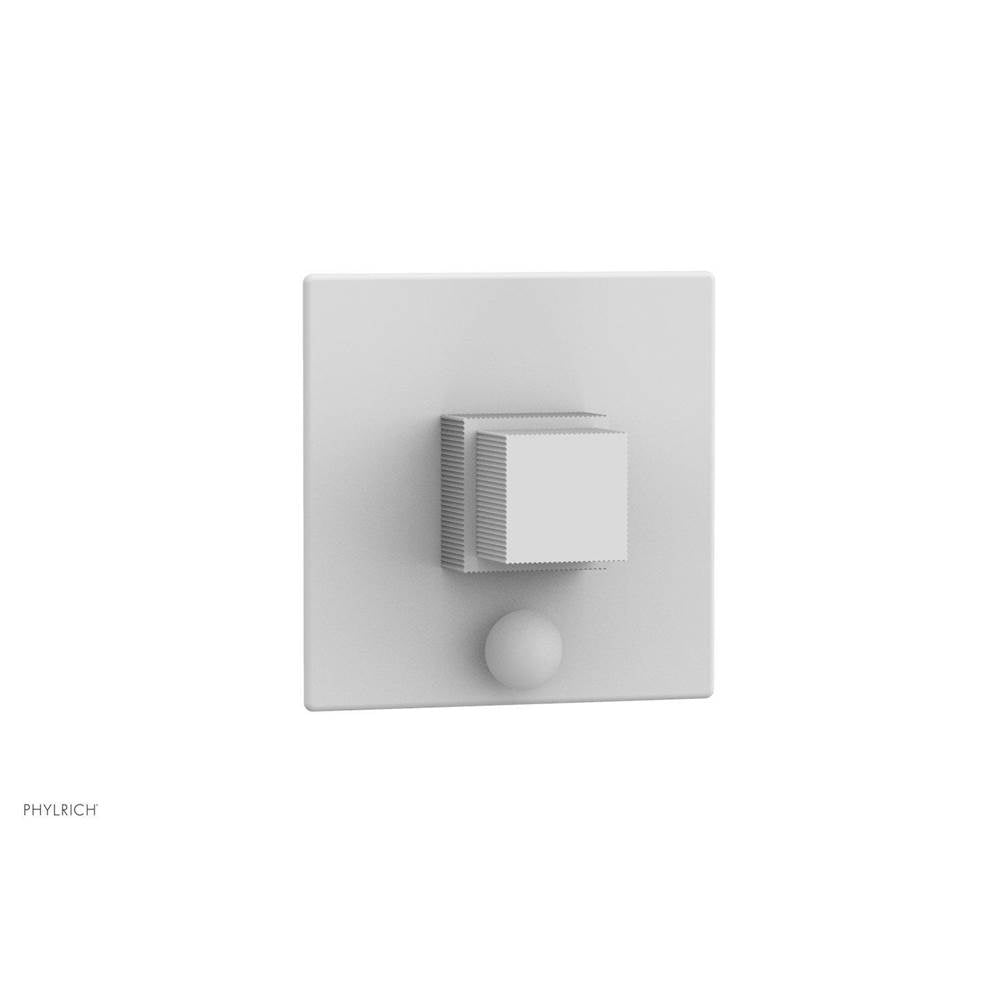 Phylrich - STRIA Pressure Balance Shower Plate with Diverter and Handle Trim Set 4-121 - Satin White