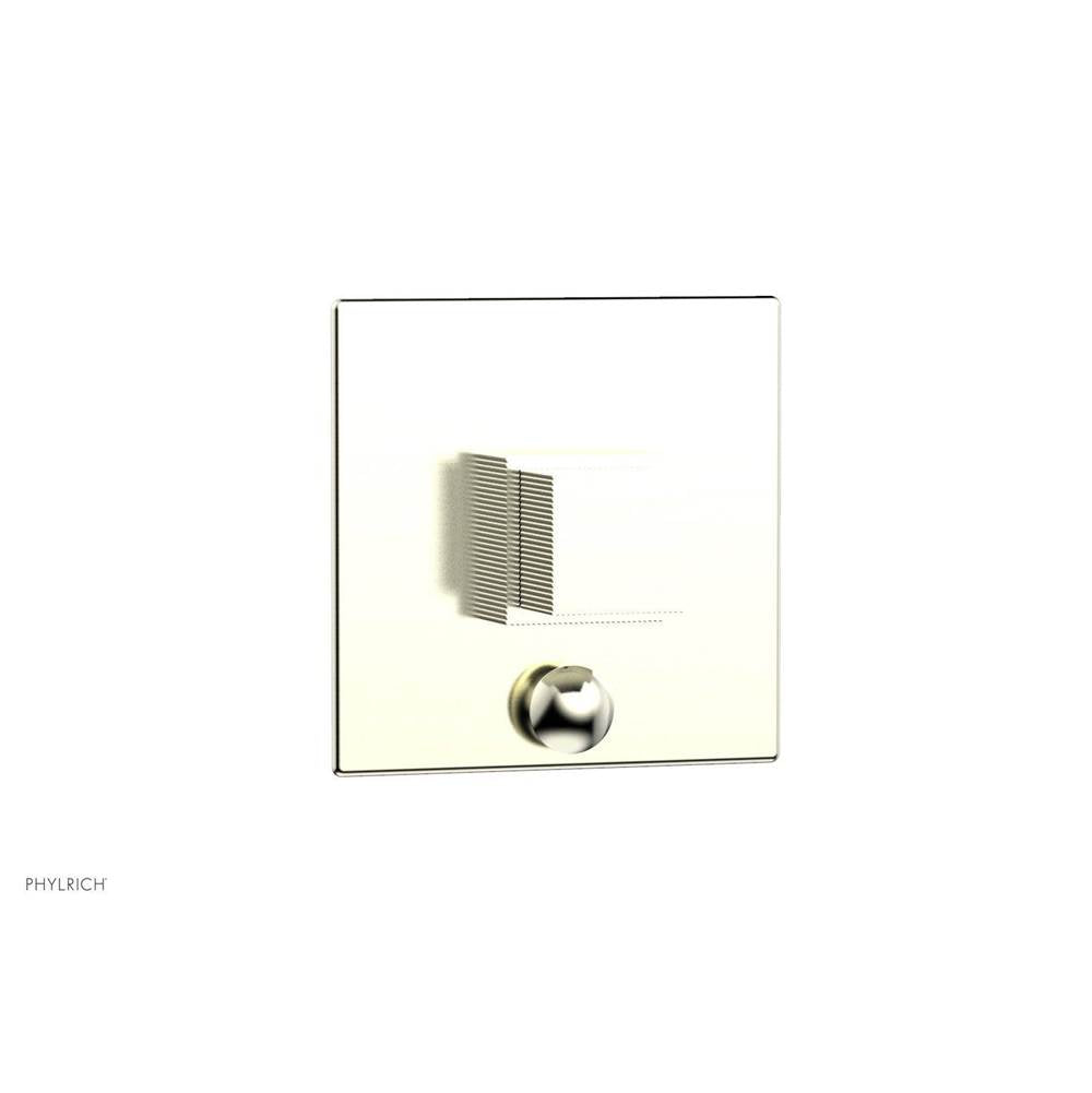 Phylrich - STRIA Pressure Balance Shower Plate with Diverter and Handle Trim Set 4-121 - Satin Nickel