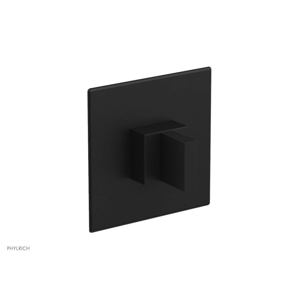 Phylrich - STRIA 1/2'' Mini Thermostatic Shower Trim 4-122 - Matte Black