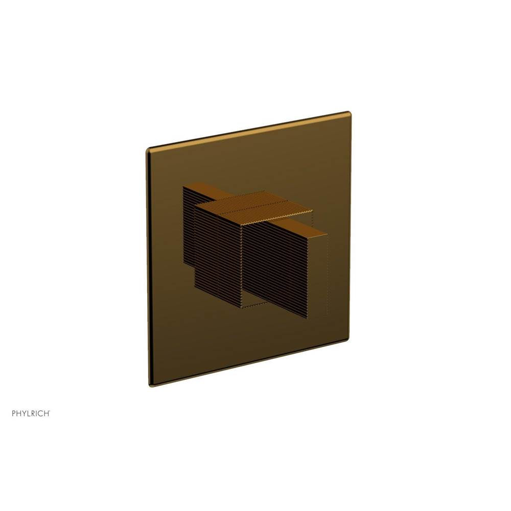 Phylrich - STRIA 1/2'' Mini Thermostatic Shower Trim 4-122 - French Brass