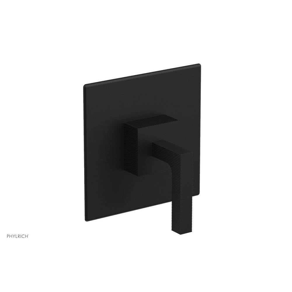 Phylrich - STRIA 1/2'' Mini Thermostatic Shower Trim 4-123 - Matte Black