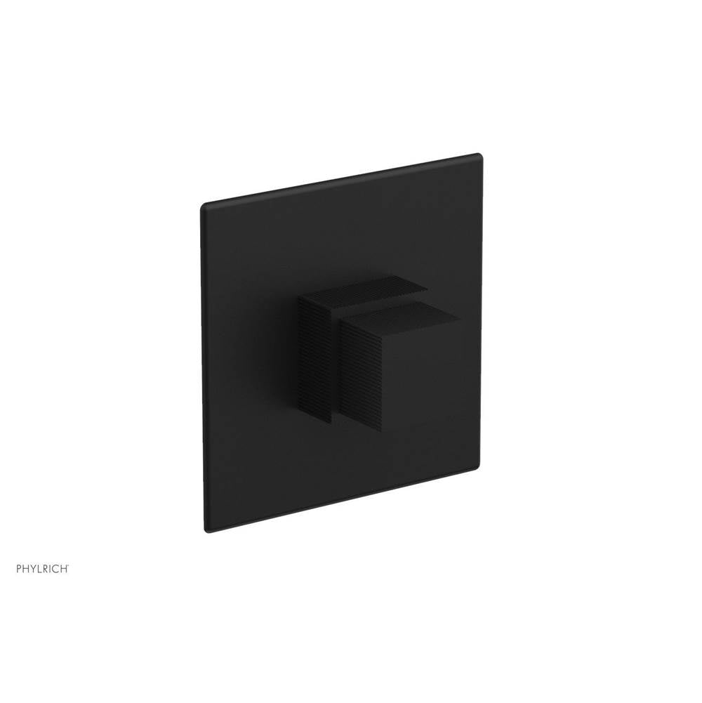 Phylrich - STRIA 1/2'' Mini Thermostatic Shower Trim 4-124 - Matte Black