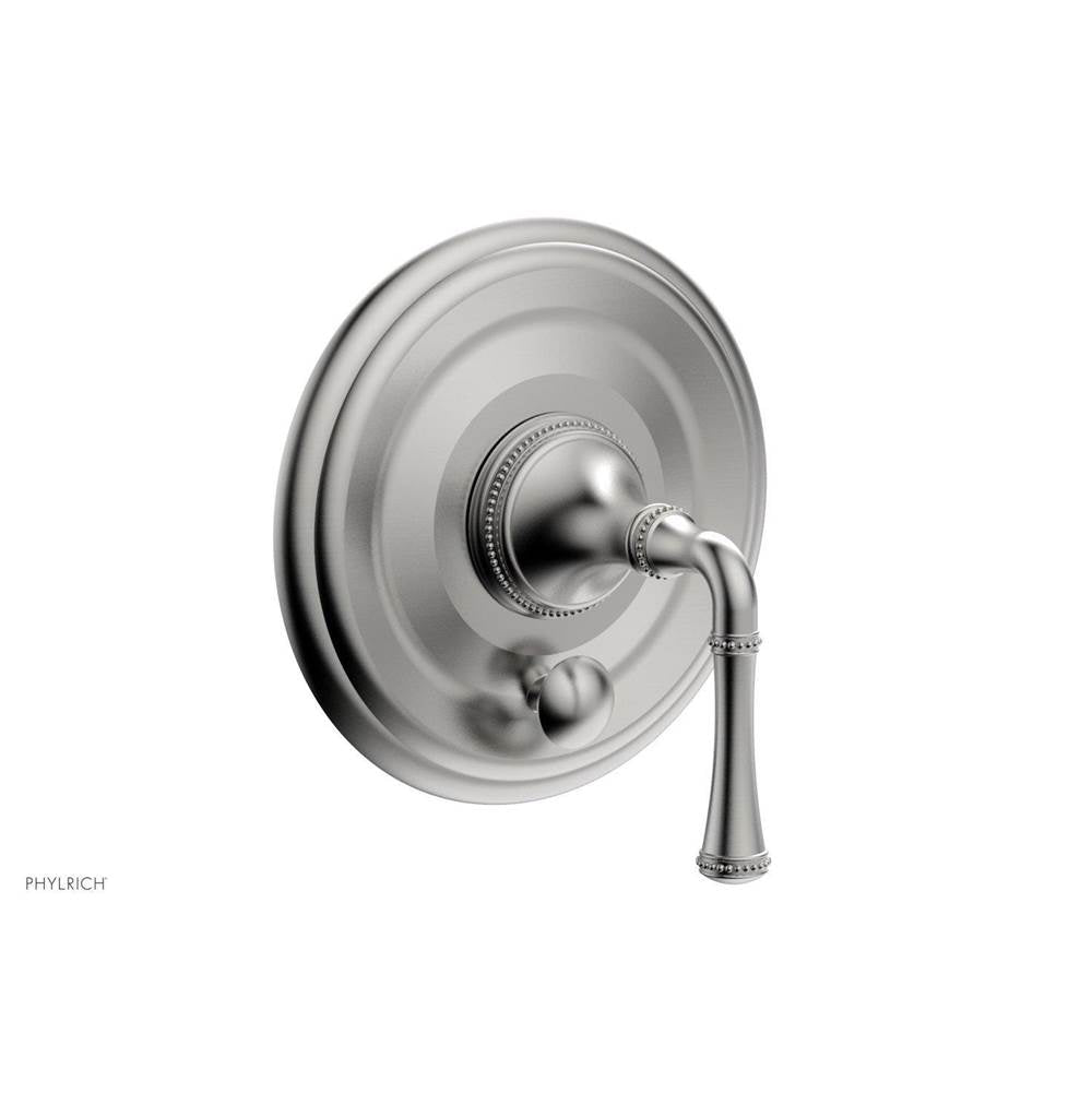 Phylrich - BEADED Pressure Balance Shower Plate with Diverter and Handle Trim Set 4-129 - Polished Chrome