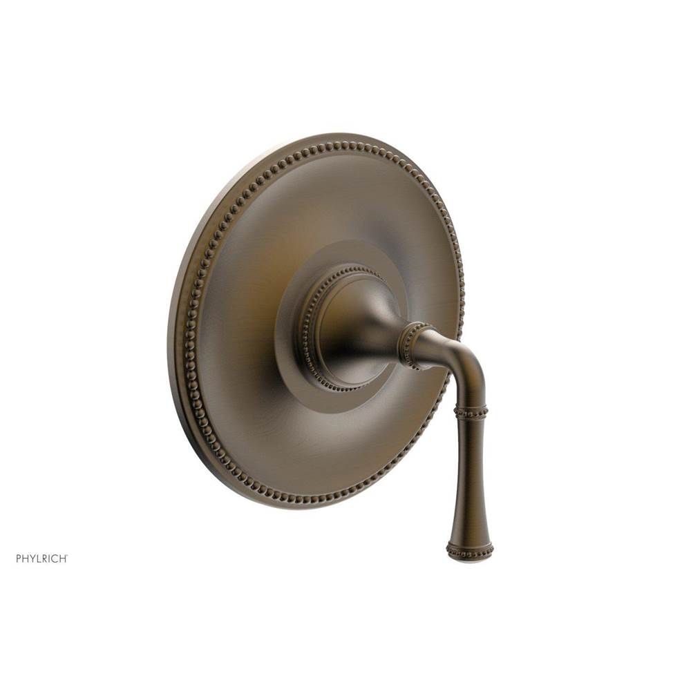 Phylrich - BEADED Pressure Balance Shower Plate & Handle Trim 4-130 - Old English Brass
