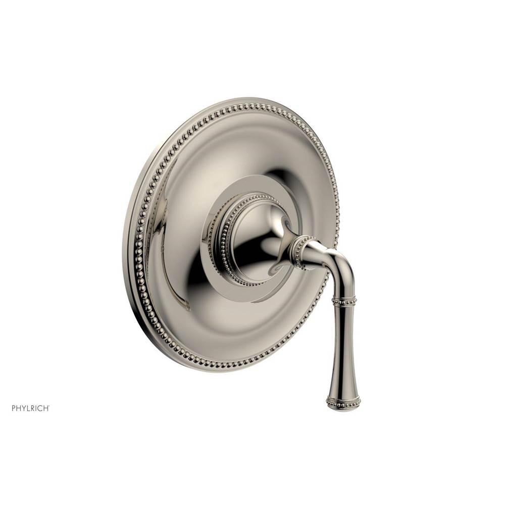 Phylrich - BEADED Pressure Balance Shower Plate & Handle Trim 4-130 - Matte Black