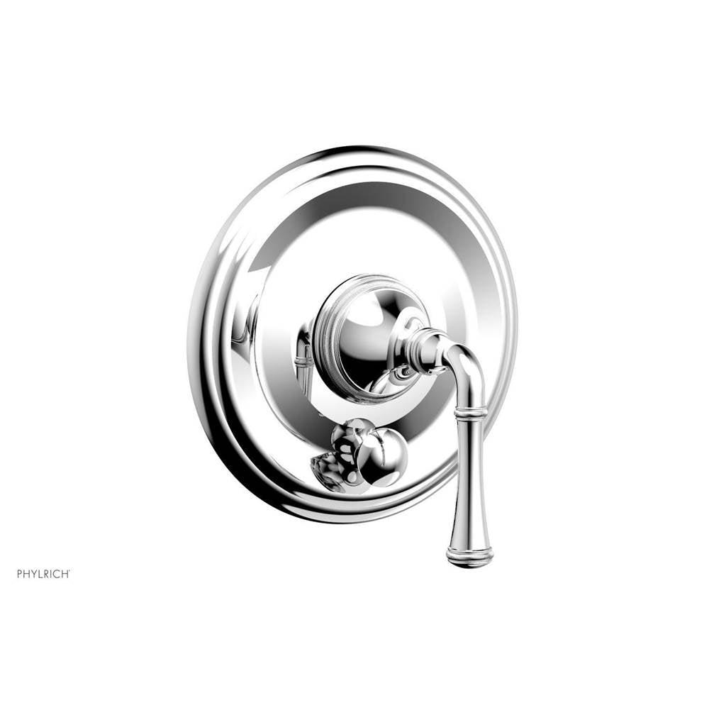 Phylrich - COINED Pressure Balance Shower Plate with Diverter and Handle Trim Set 4-134 - Satin Brass