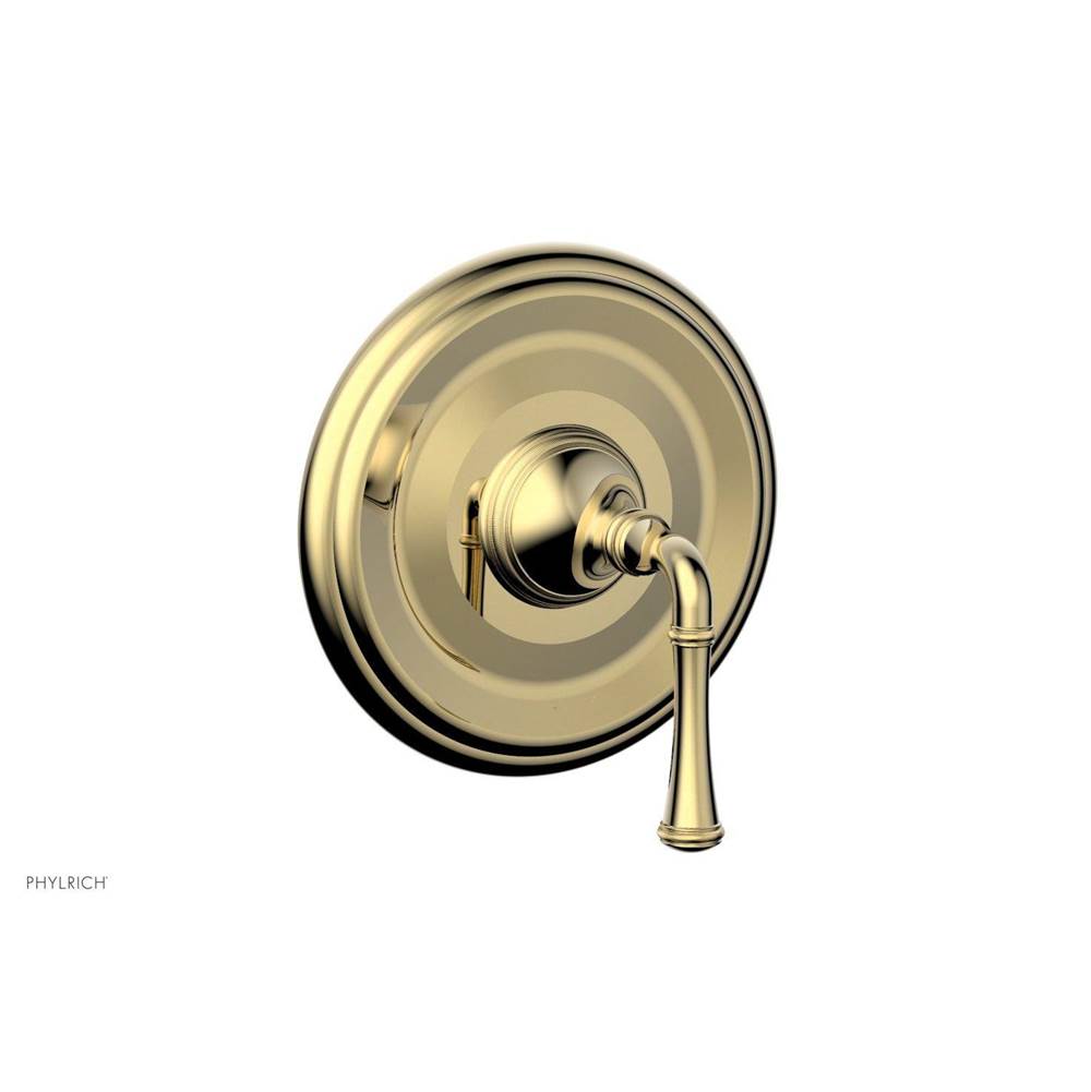 Phylrich - COINED Pressure Balance Shower Plate & Handle Trim 4-135 - Antique Brass