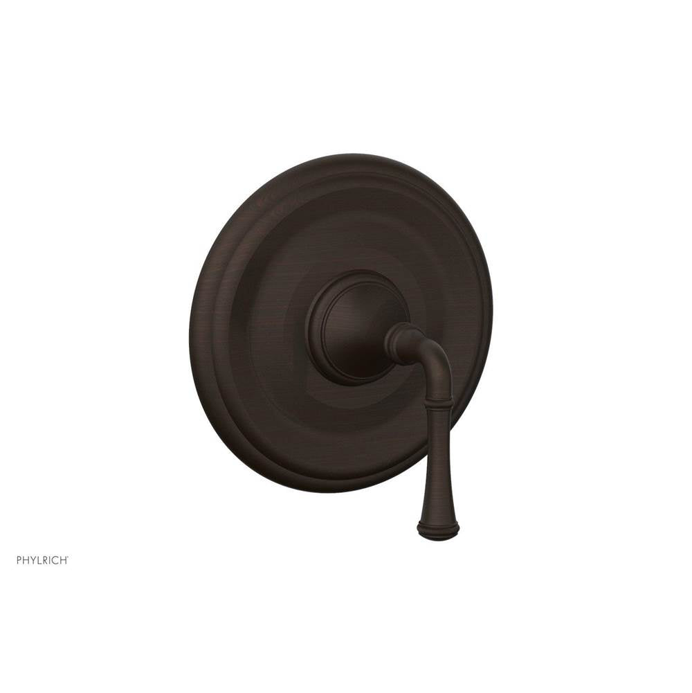 Phylrich - COINED Pressure Balance Shower Plate & Handle Trim 4-135 - Oil Rubbed Bronze