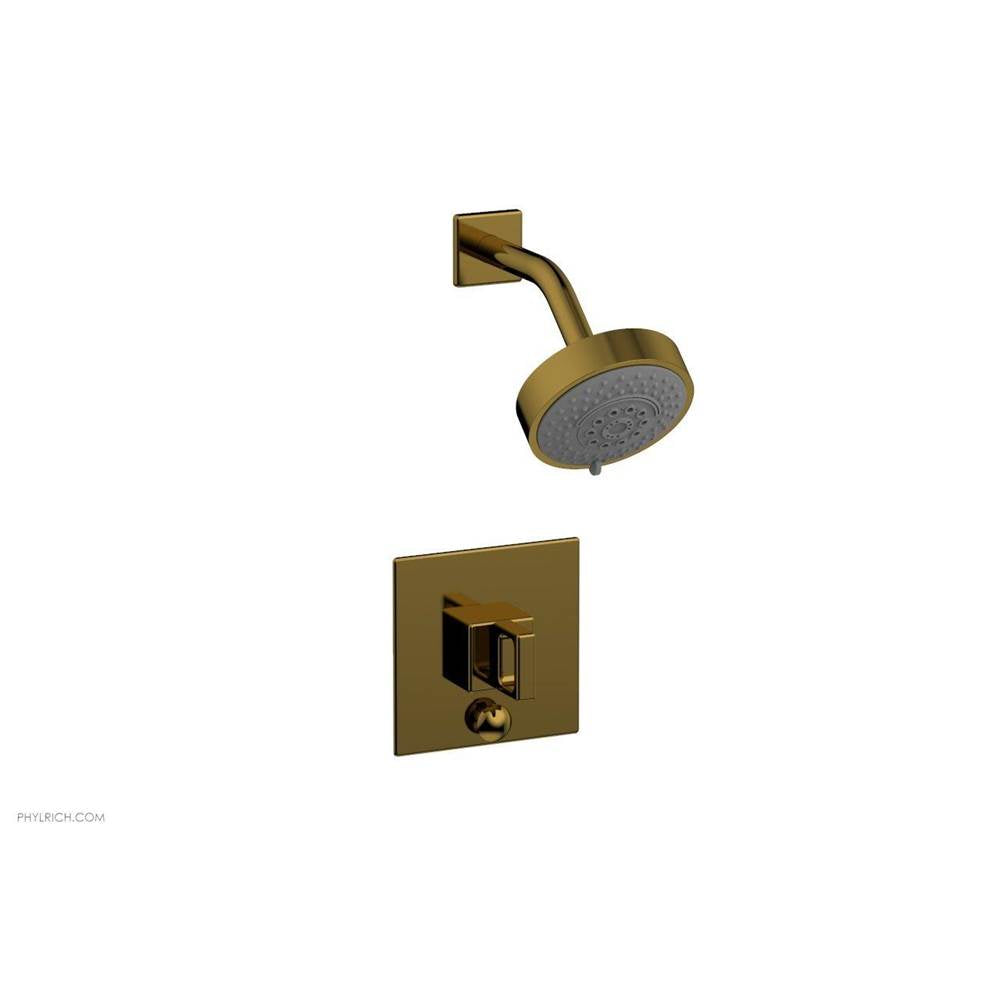 Phylrich - MIX Pressure Balance Shower and Diverter Set (Less Spout) 4-144 - Polished Gold