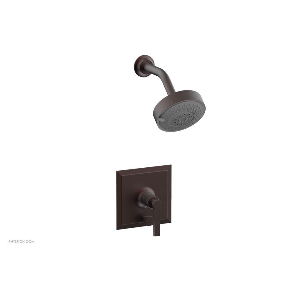 Phylrich - Pb Shwr & Div, To Lv Hdl - Weathered Copper