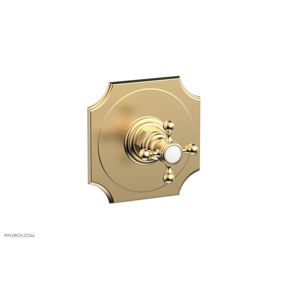 Phylrich - Single Hdl Shower Tr - Satin Brass